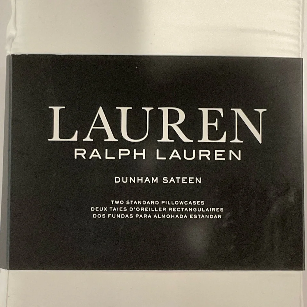 Lauren Ralph Lauren White Pillowcases‎